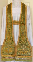 Green Preaching Stole
